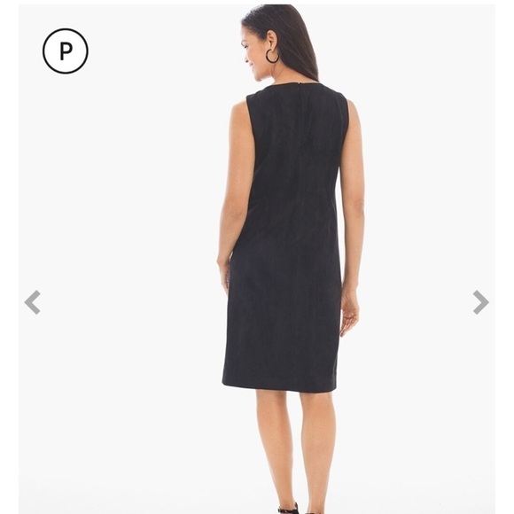 Chicos size 1 Neutral Color Blocking Sheath style dress - Picture 2 of 9